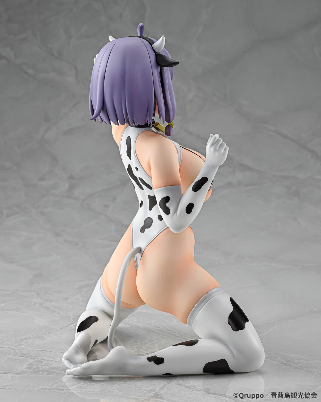Q-six Nukitashi THE ANIMATION Misaki Hotori Cow Pattern Costume 1/5 Figure JAPAN