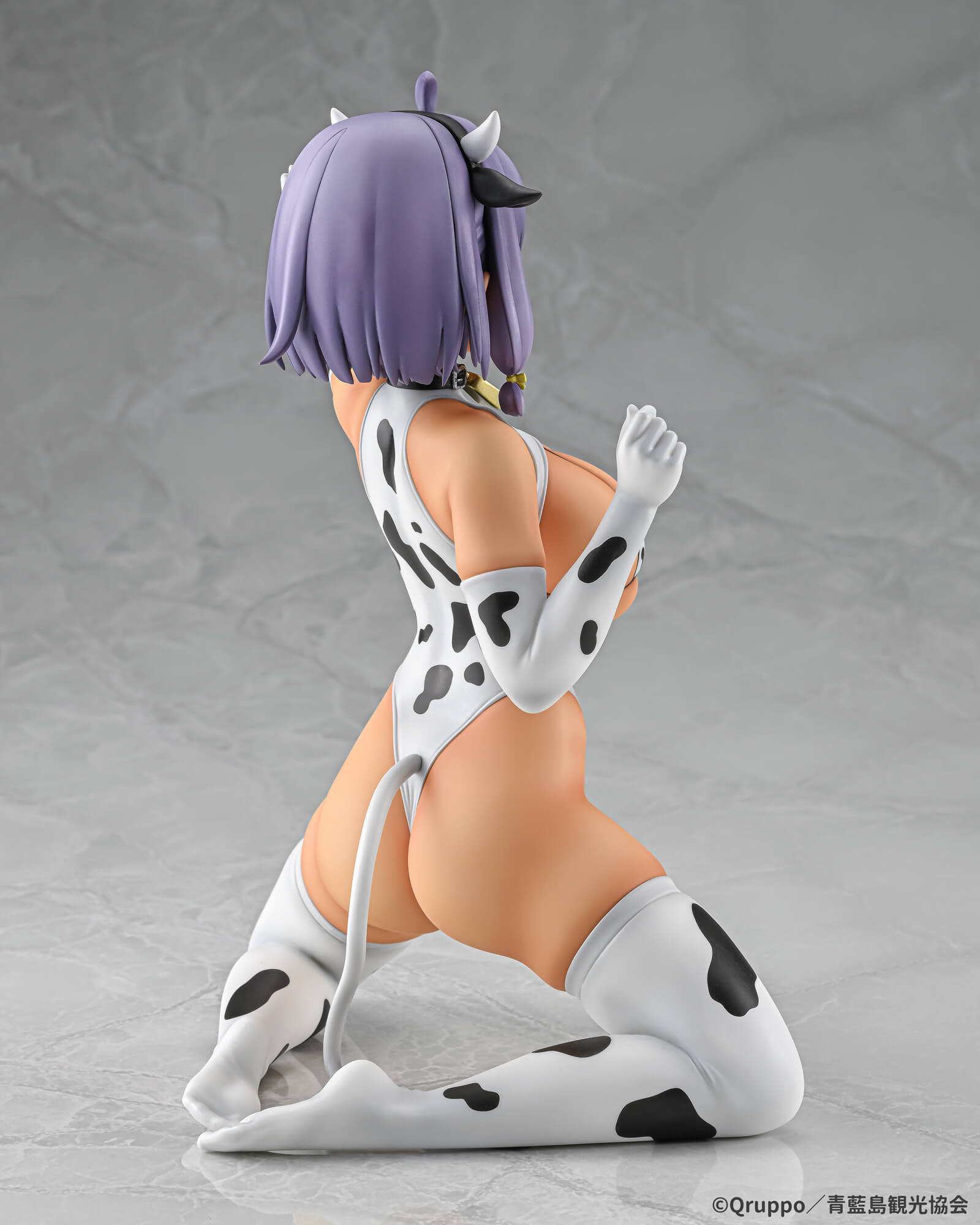 Q-six Misaki Hotori Cow Pattern Costume Suntanned ver. 1/5 Figure JAPAN OFFICIAL