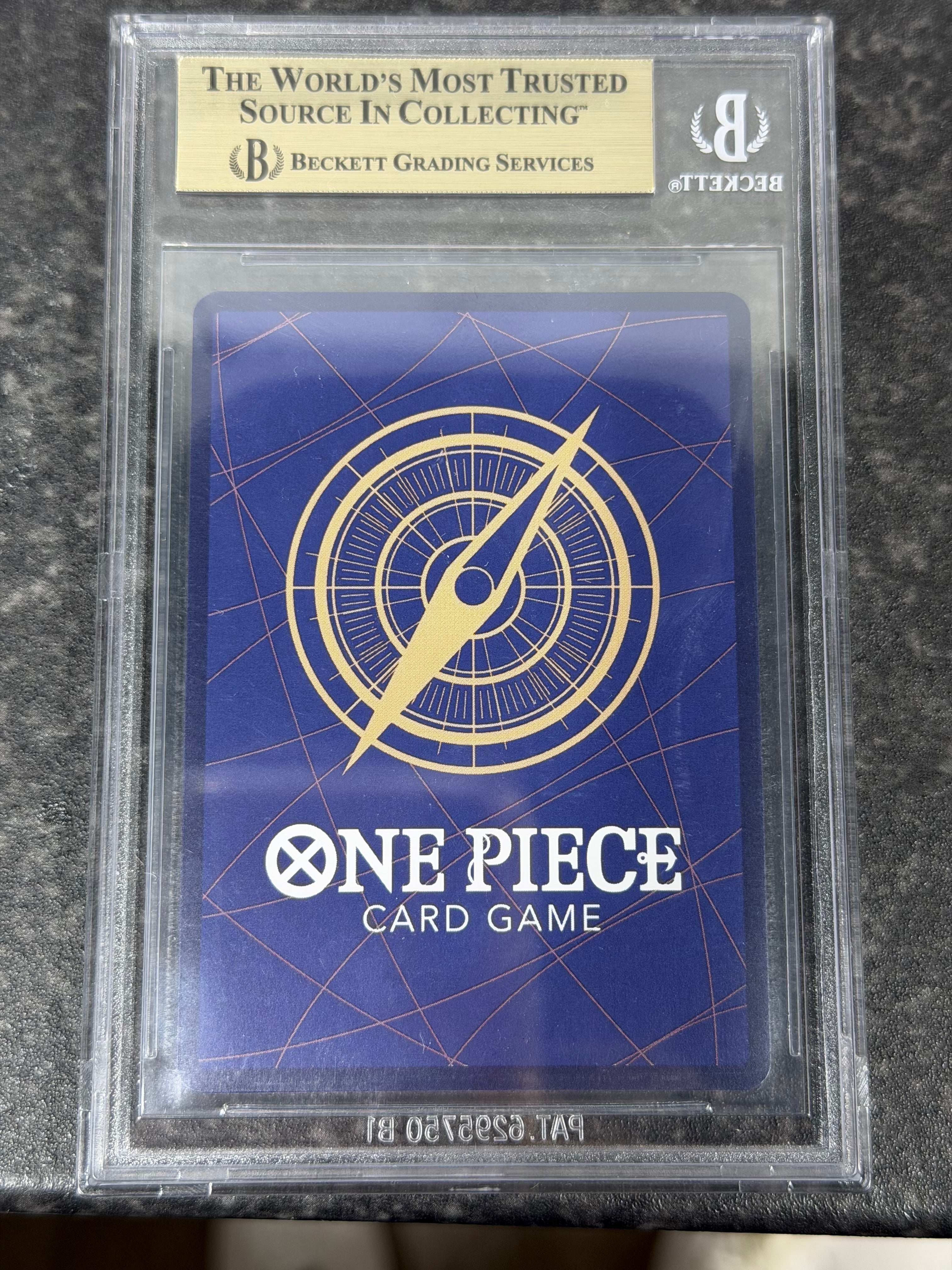 Beckett Pristine 10  Marshall.D.Teach 3rd Anniversary Special Gold Foil OP09-093