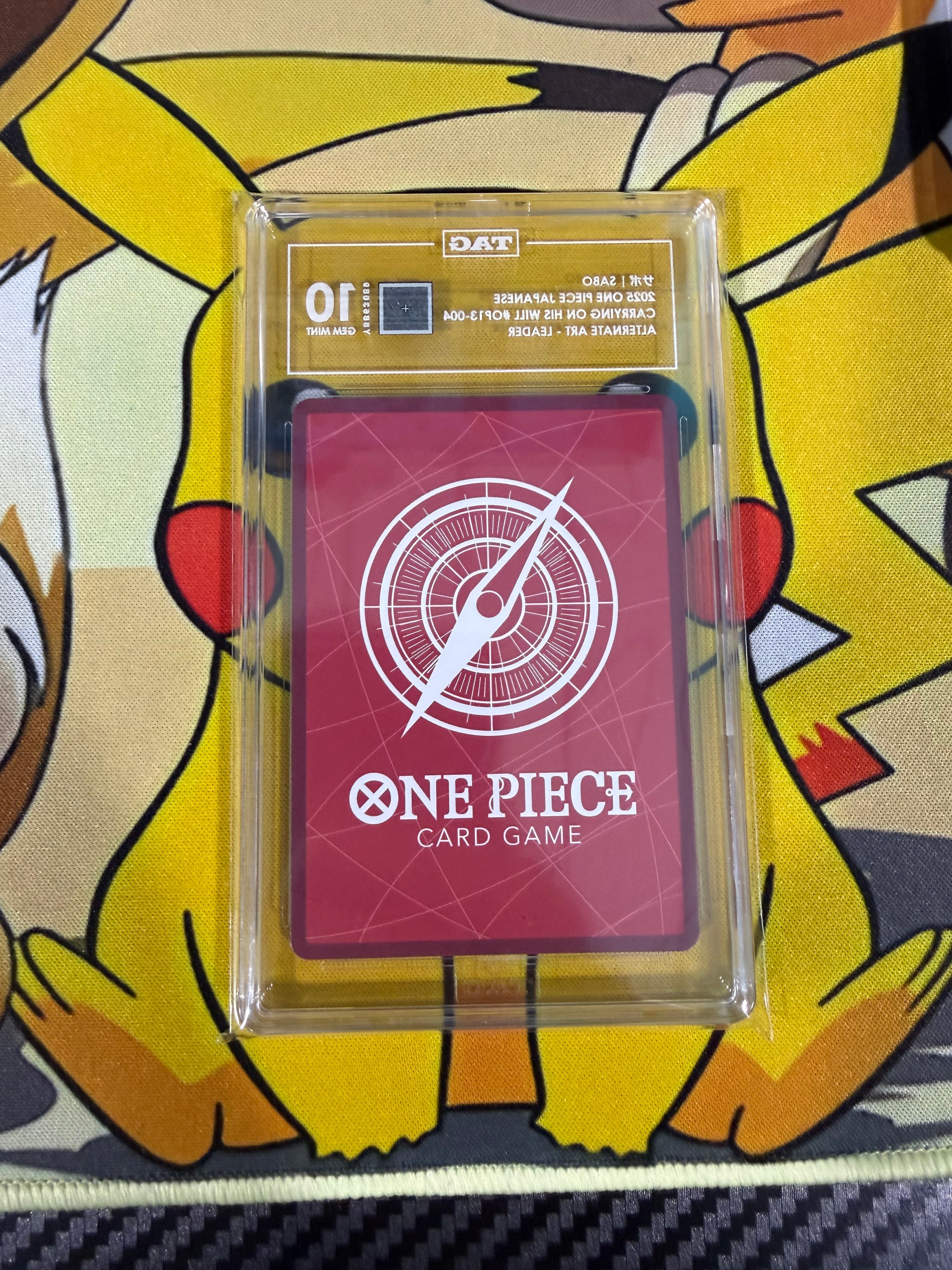 TAG 10 - Sabo - Alt Art Leader - OP13-004 - Japanese Carrying On His Will
