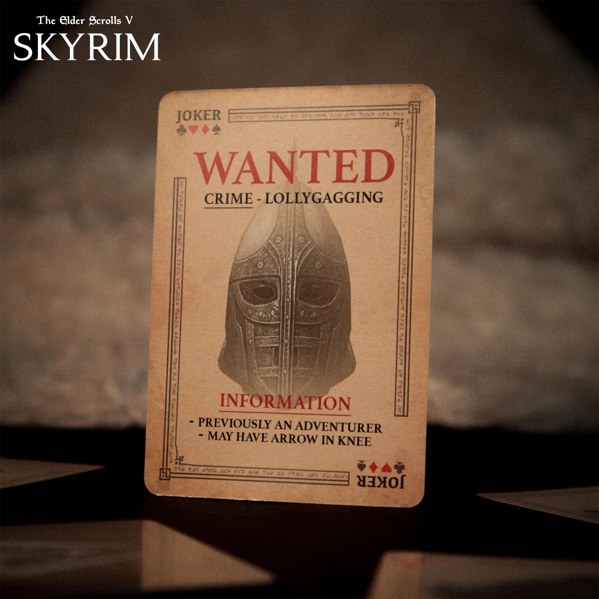 The Elder Scrolls V: Skyrim Playing Cards | Official 52 Card Deck