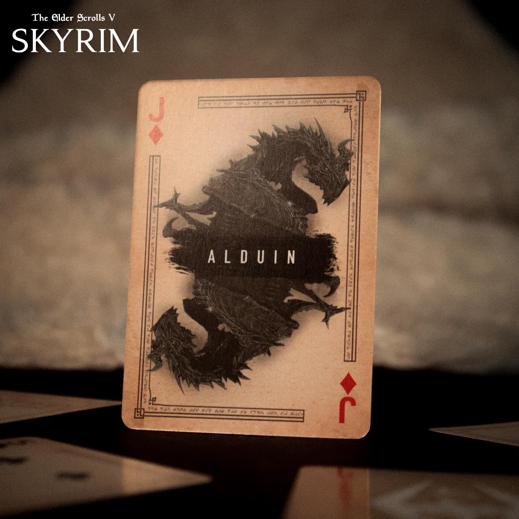 The Elder Scrolls V: Skyrim Playing Cards | Official 52 Card Deck