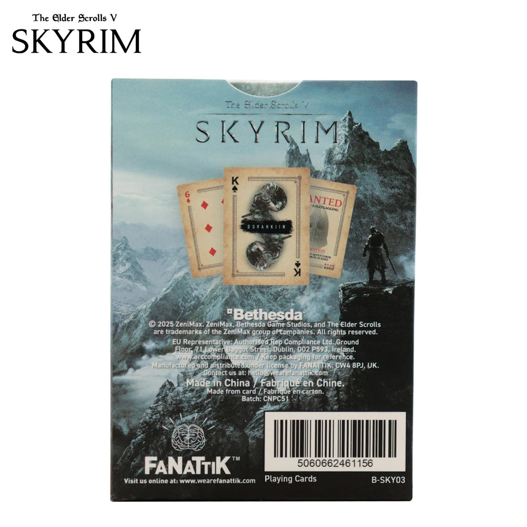 The Elder Scrolls V: Skyrim Playing Cards | Official 52 Card Deck