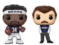 Chicago Bears NFL POP Vinyl Figure Bundle: Walter Payton & Coach Mike Ditka