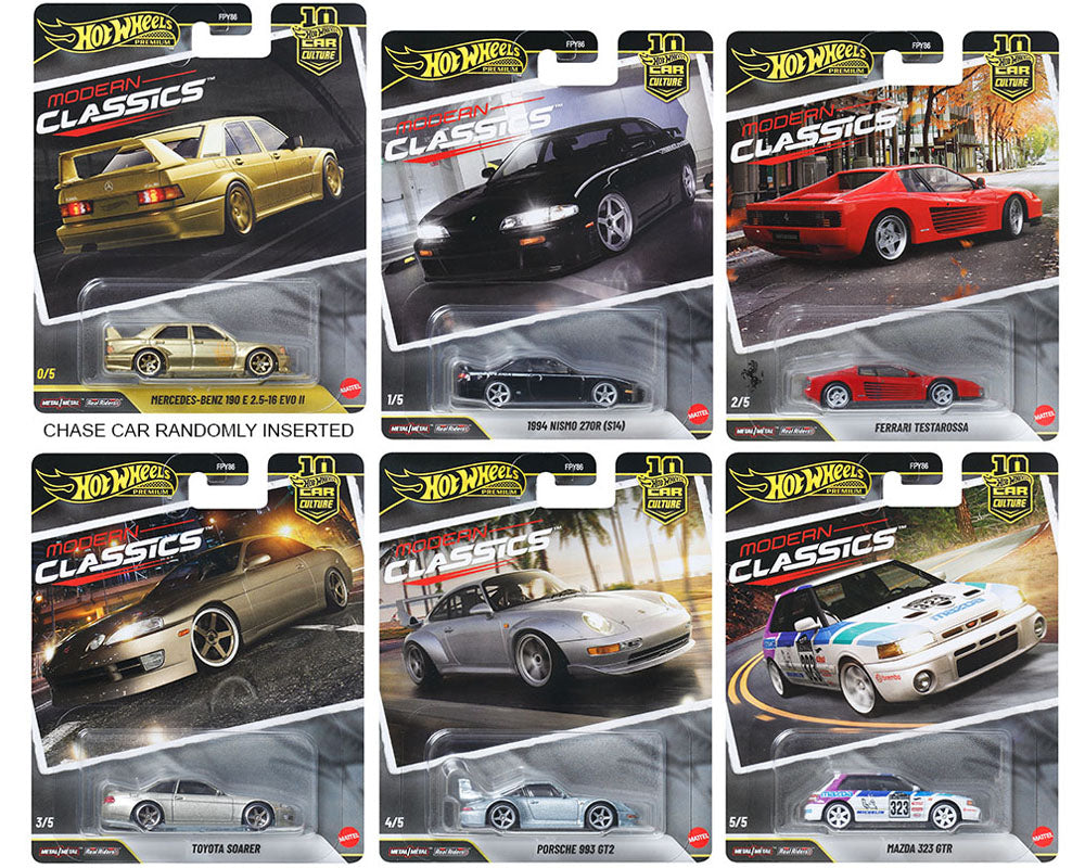 (PRE-ORDER) 2026 Hot Wheels 1:64 Car Culture 10th Anniversary S Case Modern Classics Assortment Factory Sealed Case