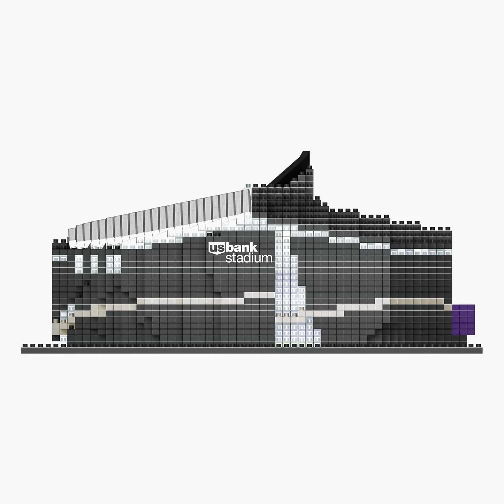 Minnesota Vikings NFL FOCO BRXLZ Stadium Building Block Set