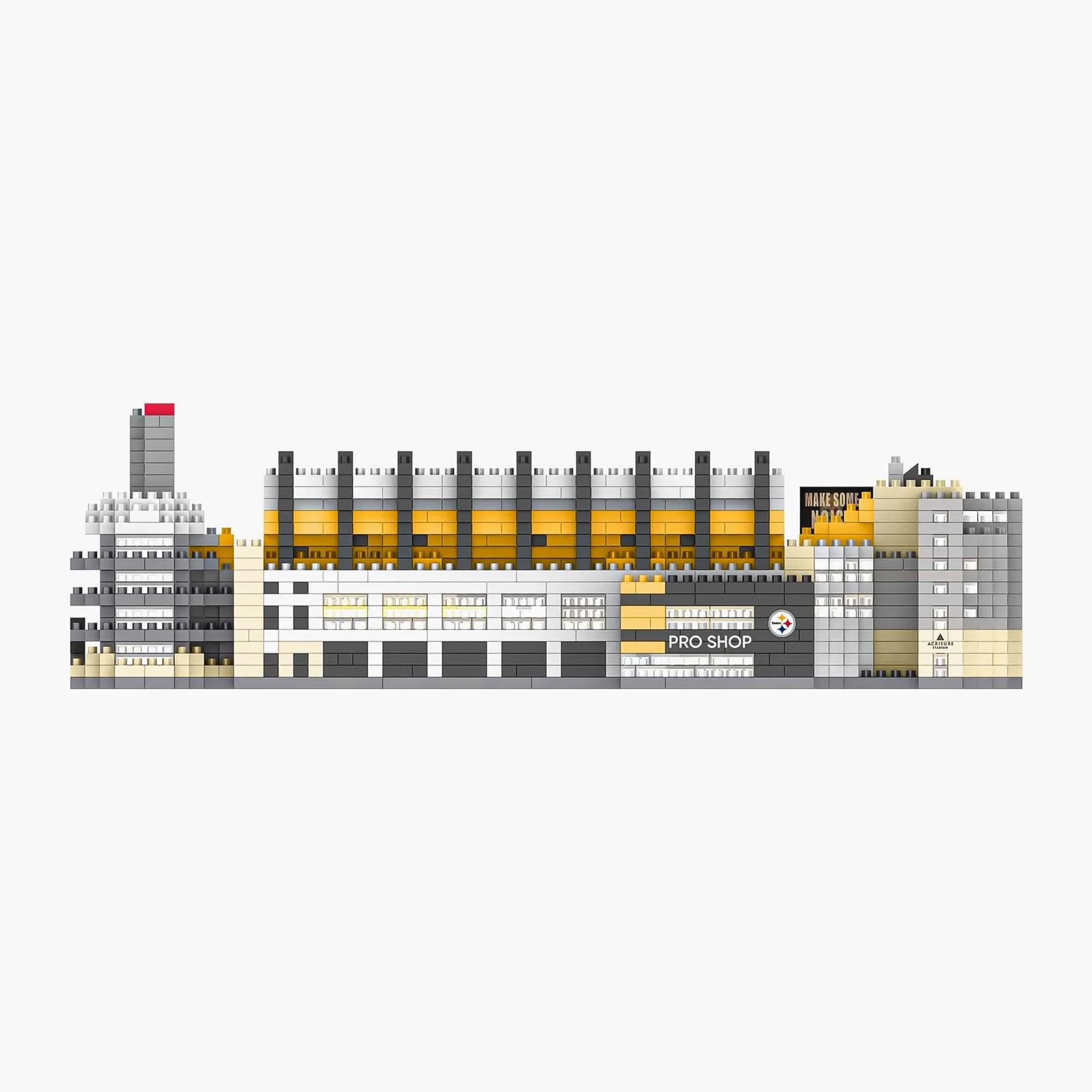 Pittsburgh Steelers NFL FOCO BRXLZ Stadium Building Block Set