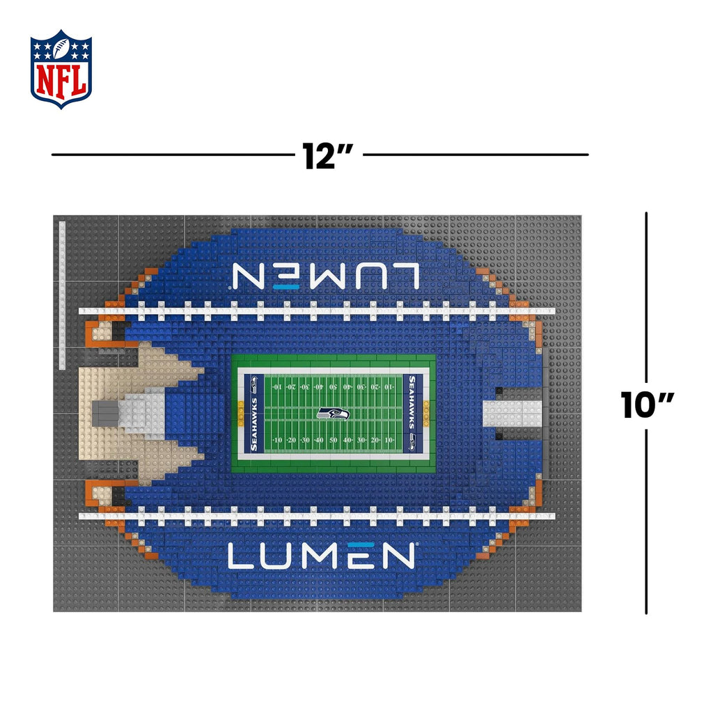 Seattle Seahawks NFL BRXLZ Stadium 5369-Piece Building Block Set