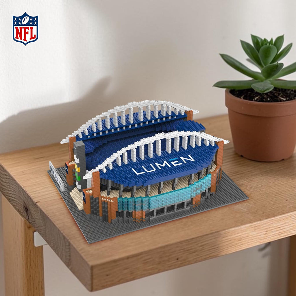 Seattle Seahawks NFL BRXLZ Stadium 5369-Piece Building Block Set