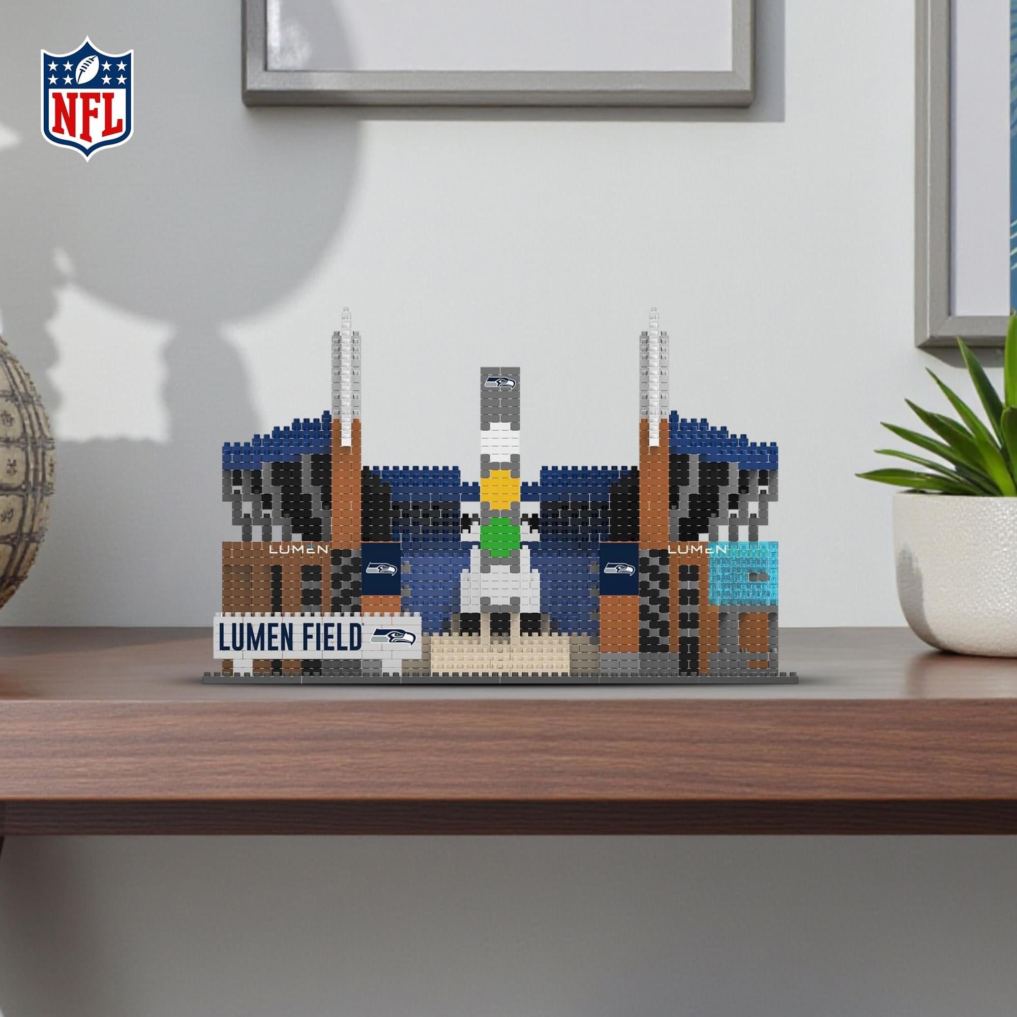 Seattle Seahawks NFL BRXLZ Stadium 5369-Piece Building Block Set
