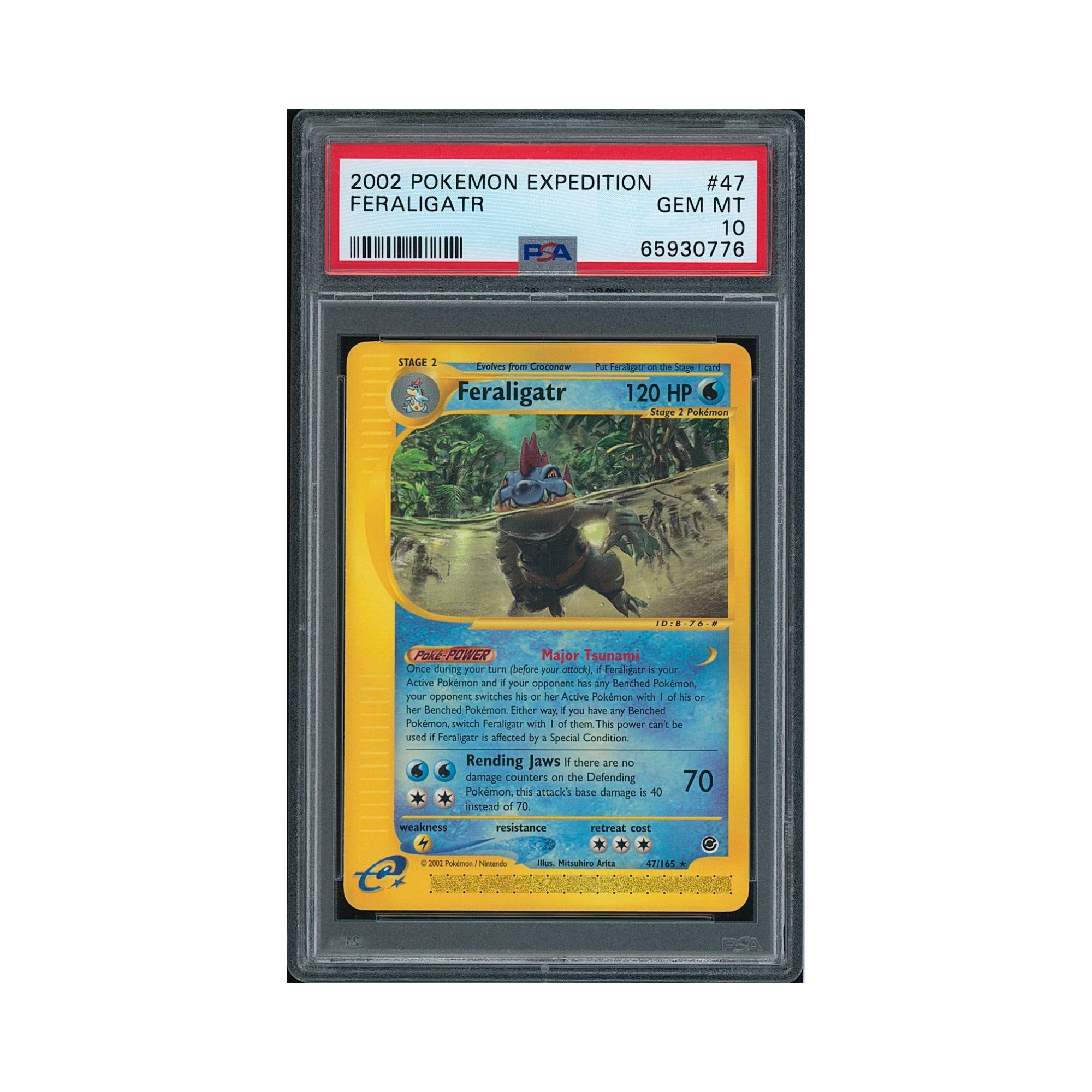 2002 Pokemon Expedition Feraligatr #47 PSA 10