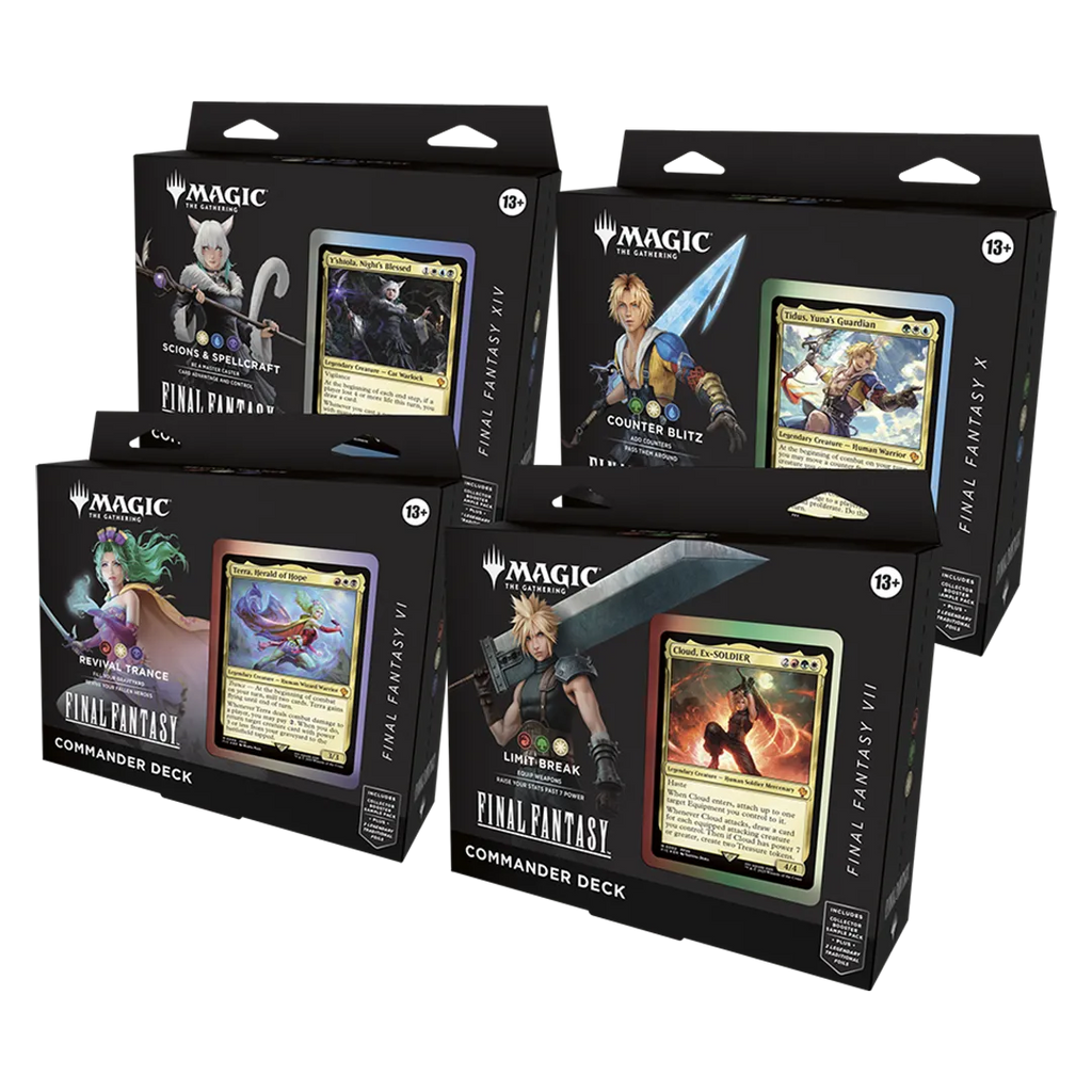 Magic: The Gathering Final Fantasy Commander Deck Bundle [Set of 4]