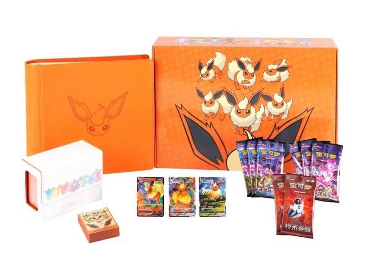 Pokémon TCG: Eevee GX Premium Gift Box - Flareon (S-Chinese)