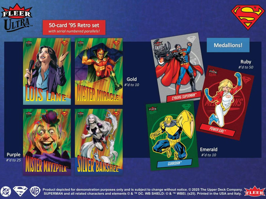 2025 Upper Deck Fleer Ultra Superman Hobby Box