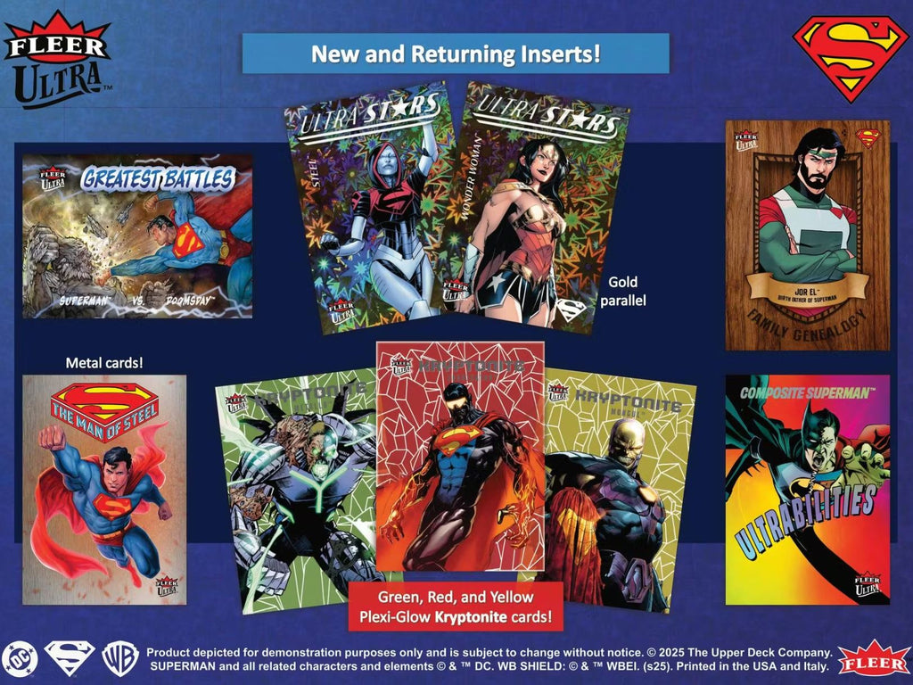 2025 Upper Deck Fleer Ultra Superman Hobby Box