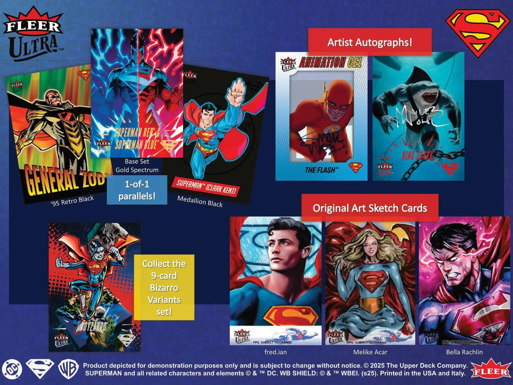 2025 Upper Deck Fleer Ultra Superman Hobby Box