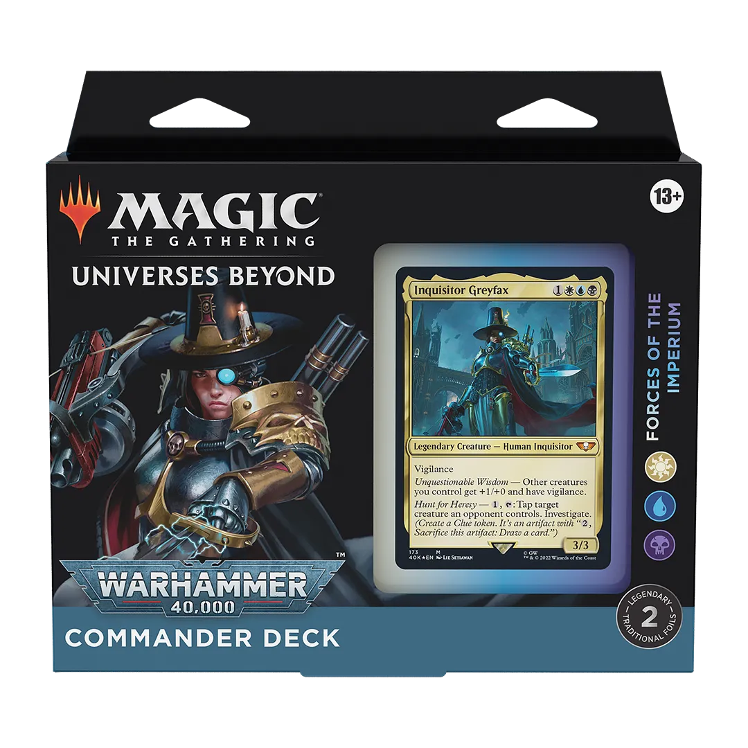 Universes Beyond: Warhammer 40,000 Commander Decks [Set of 4]