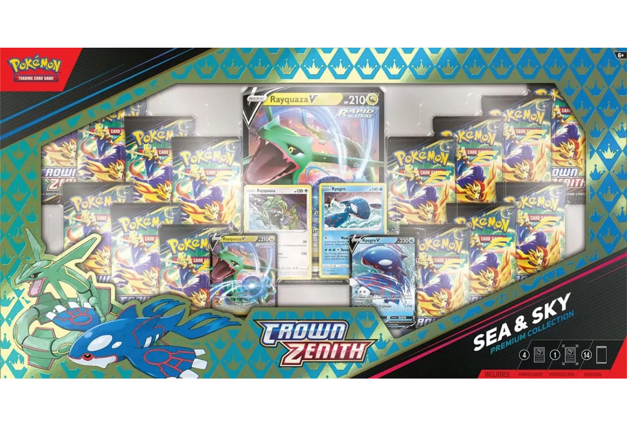 Pokemon Crown Zenith Premium Sea Sky Collection Sams Club Exclusive!