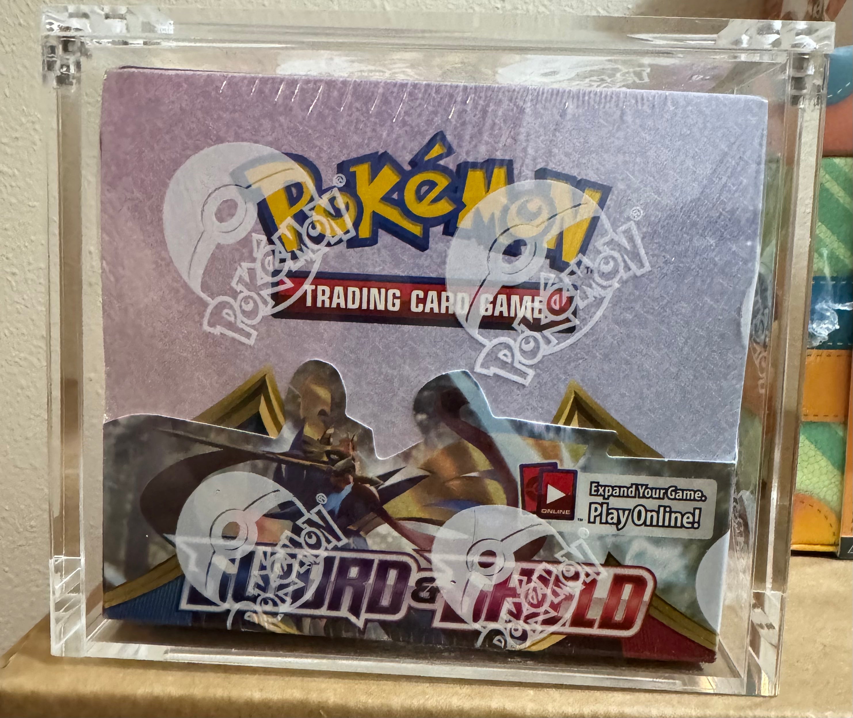 Pokemon Sword and Shield Base Set Booster Box w/ Magnetic Acrylic Case