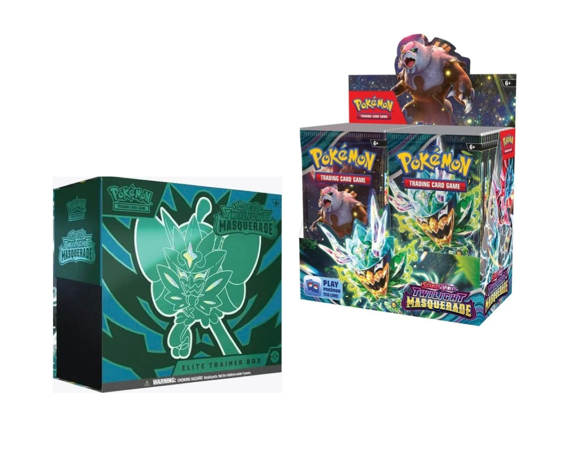 Pokemon Twilight Masquerade Booster Box + ETB Bundle