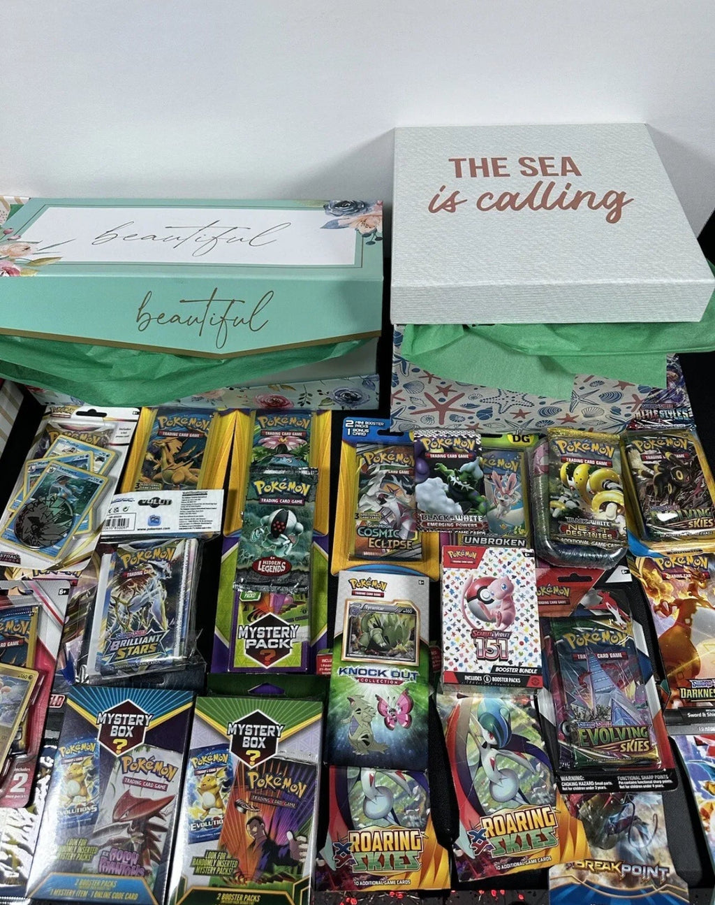 Medium Vintage/Modern Mystery Box with Singles, Packs, Boxes and More!!!