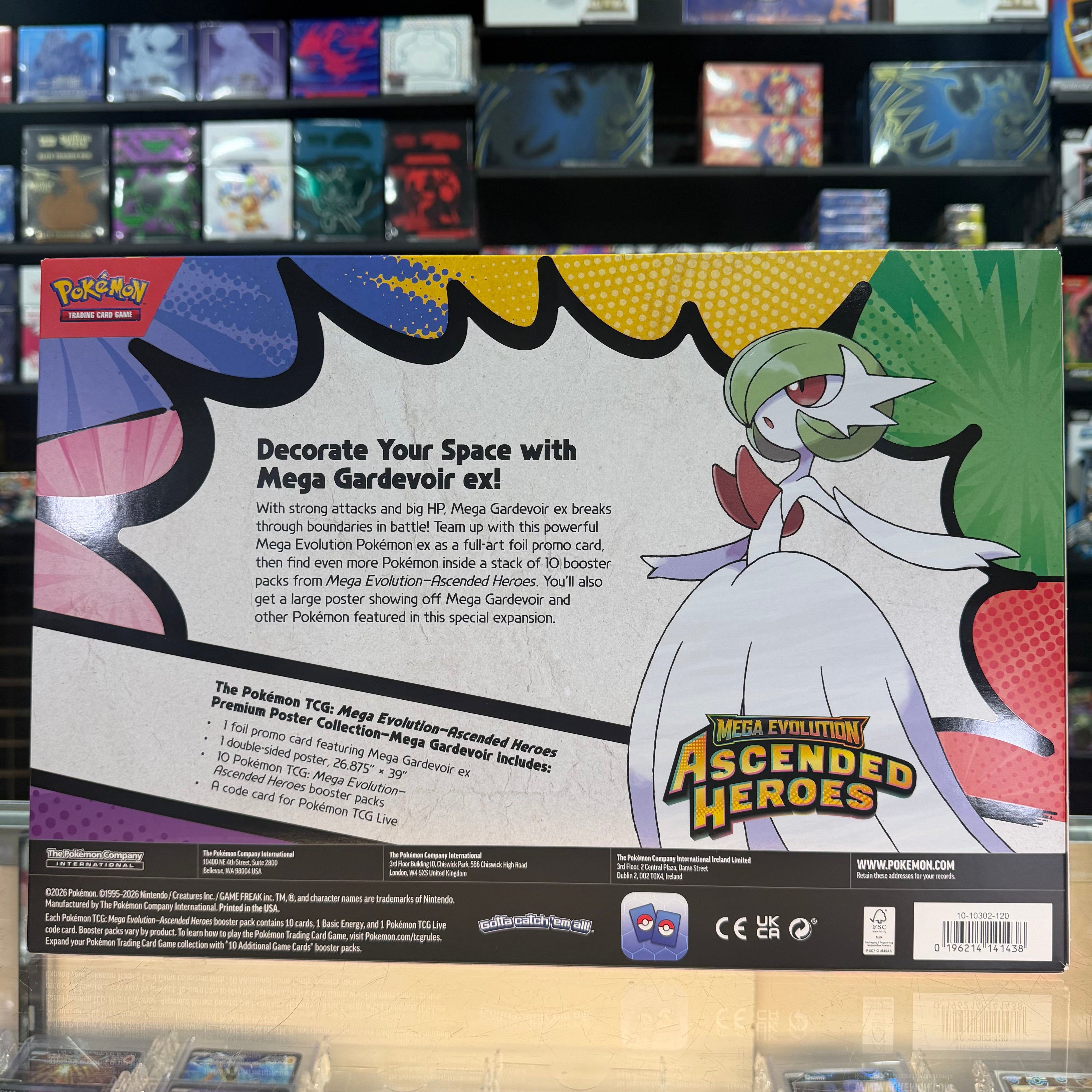 Pokémon TCG: Mega Evolution: Ascended Heroes - Premium Poster Collection (Mega Gardevoir)
