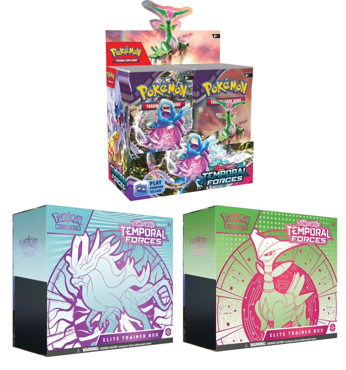 Pokemon Temporal Forces Booster Box + ETB Bundle