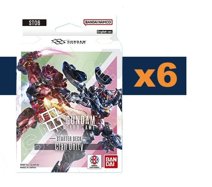 Gundam Card Game: Starter Deck 06 - Clan Unity [x6] Sealed Display