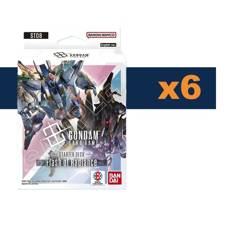 Gundam Card Game: Starter Deck 08 - Flash of Radiance [x6] Sealed Display