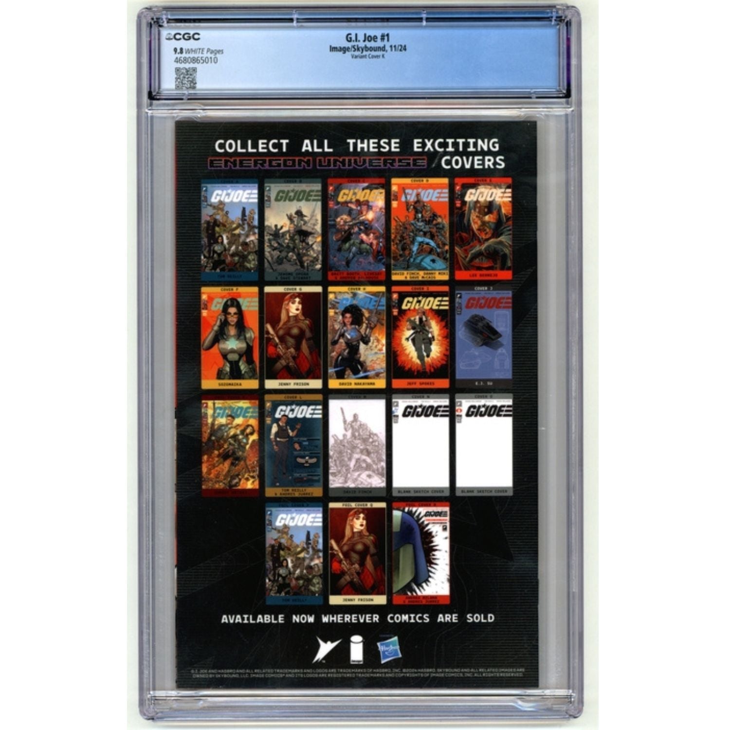 GI Joe: #1 [CGC 9.8 Jonboy Meyers - 1:100] 2024