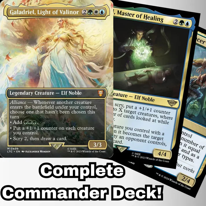Magic the Gathering - Galadriel, Light of Valinor - Custom Built Commander Deck