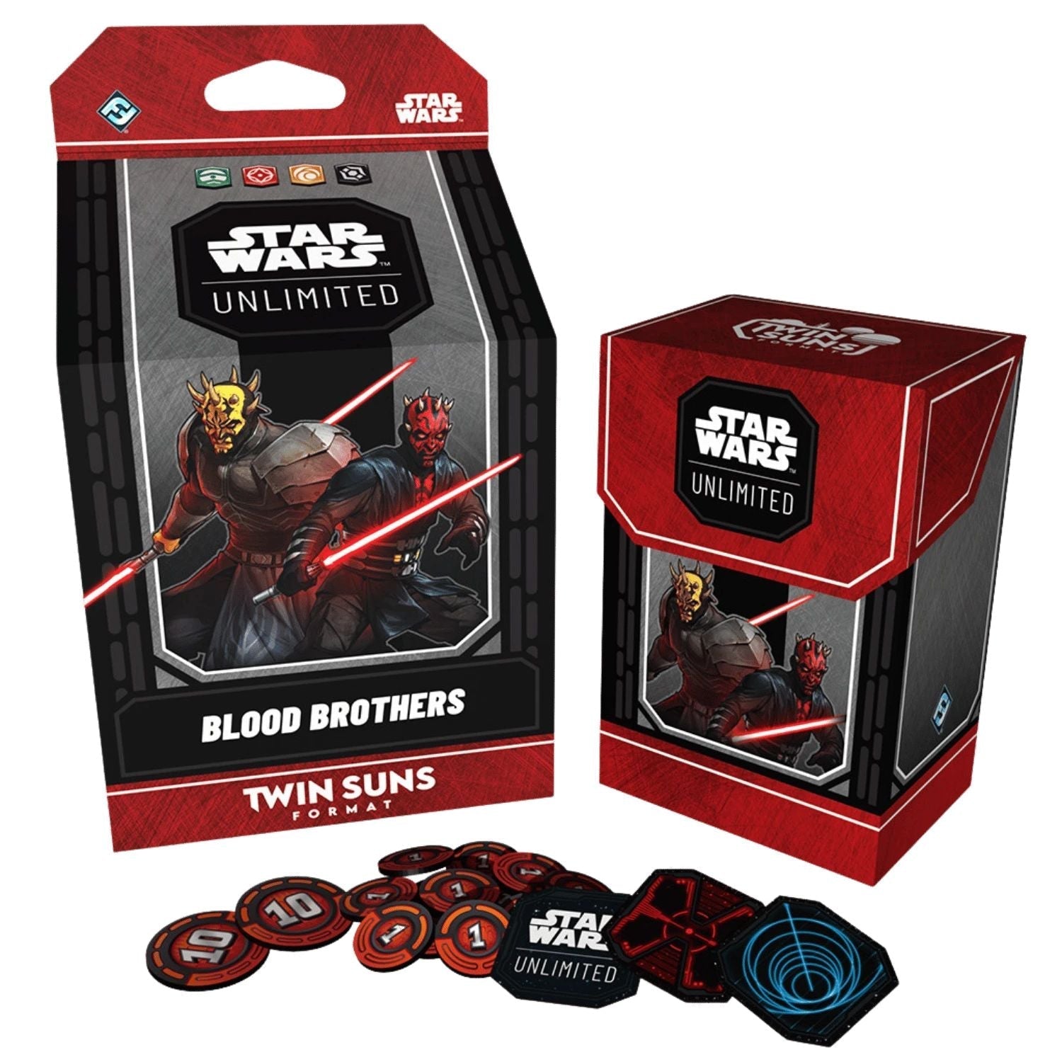 Star Wars: Unlimited – 2026 Twin Suns Deck-Display (4er-Set)