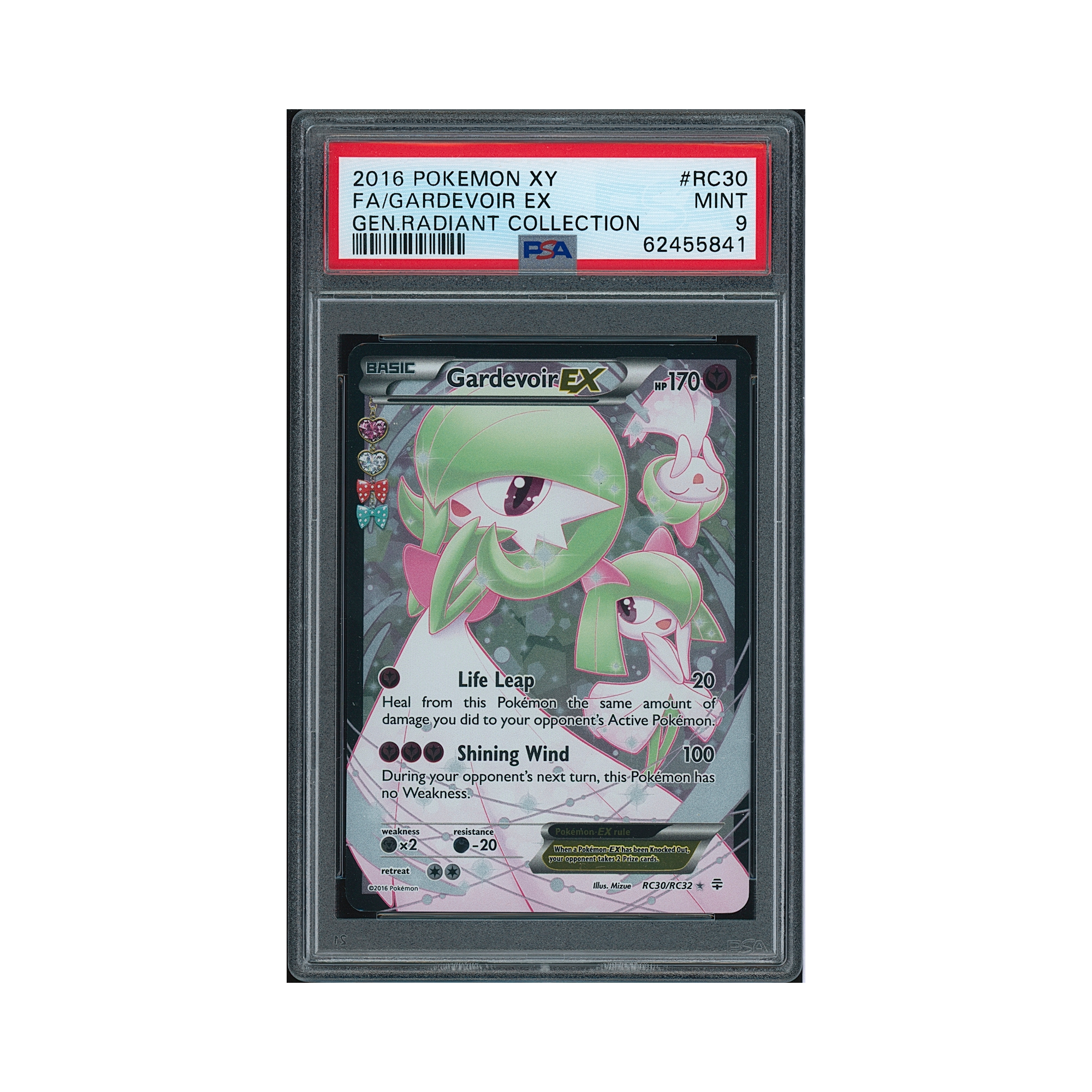 2016 Pokemon XY Generations – Radiant Collection Gardevoir EX #RC30 PSA 9