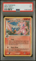 2007 POKEMON POP SERIES 5 #3 MEW-HOLO POP SERIES 5 PSA 3
