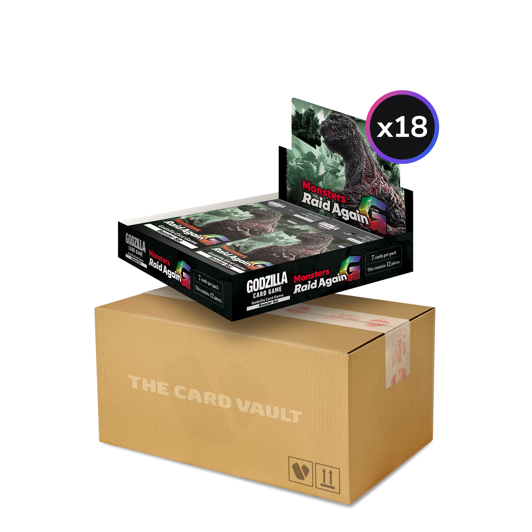 Godzilla Card Game - G: Monsters Raid Again (BP02) - Display Case (18x Booster Boxes)