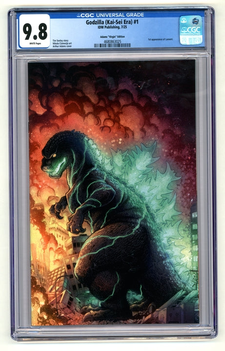 Godzilla Kai-Sei Era: #1 [Arthur Adams CGC 9.8 Virgin -1:150] 2025