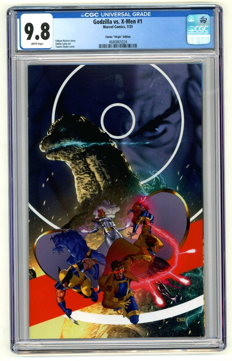 Godzilla VS X-Men: #1 [Taurin Clarke CGC 9.8 - 1:100] 2025