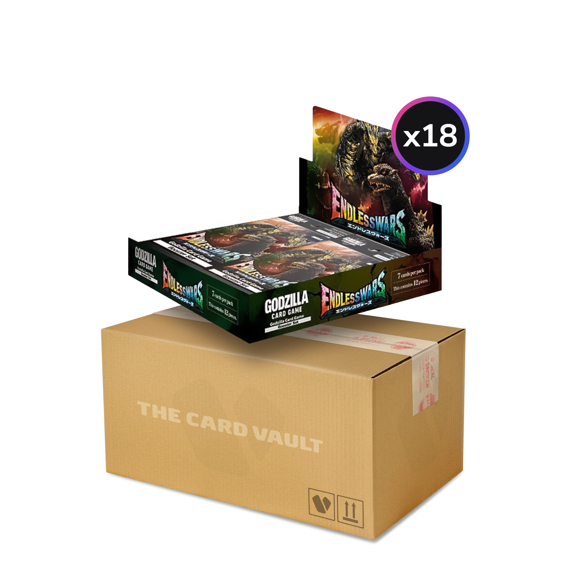 Godzilla Card Game - ENDLESS WARS (BP04) - Display Case (18x Booster Boxes)