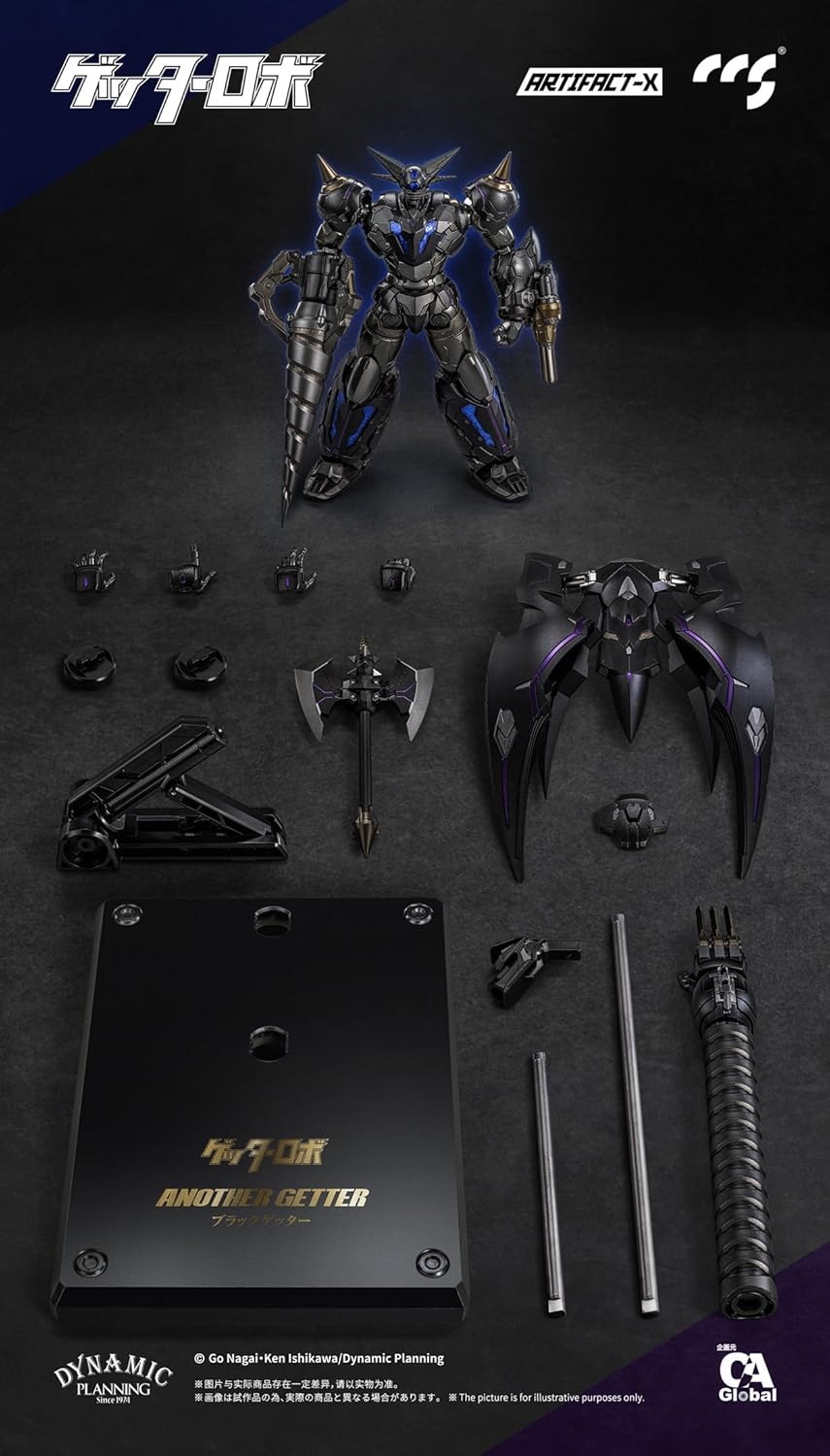 C&A Global Ltd. x CCSTOYS ARTIFACT-X Series Black Getter Alloy Action Figure