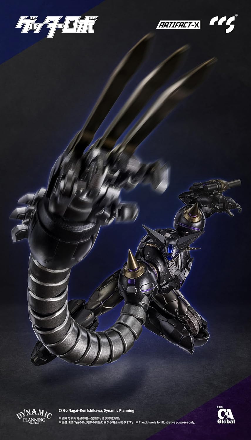 C&A Global Ltd. x CCSTOYS ARTIFACT-X Series Black Getter Alloy Action Figure