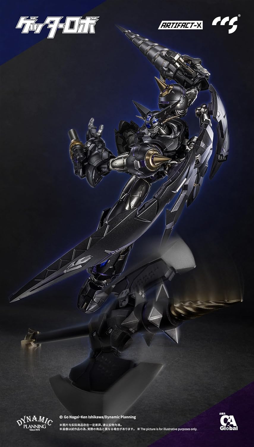 C&A Global Ltd. x CCSTOYS ARTIFACT-X Series Black Getter Alloy Action Figure