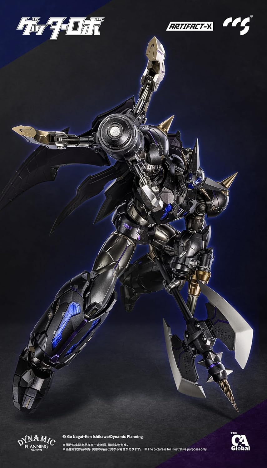 C&A Global Ltd. x CCSTOYS ARTIFACT-X Series Black Getter Alloy Action Figure
