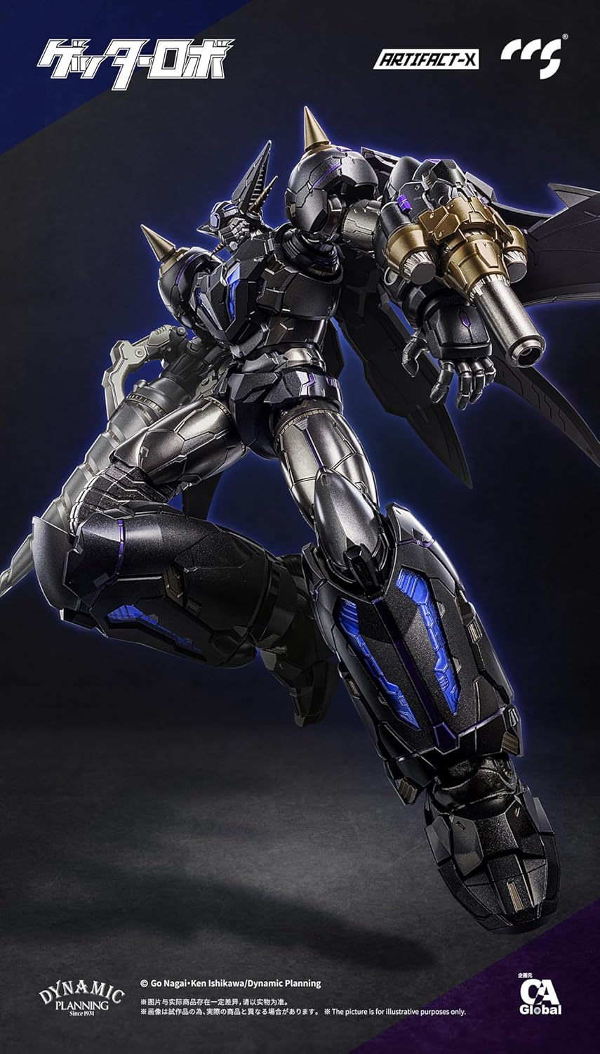 C&A Global Ltd. x CCSTOYS ARTIFACT-X Series Black Getter Alloy Action Figure
