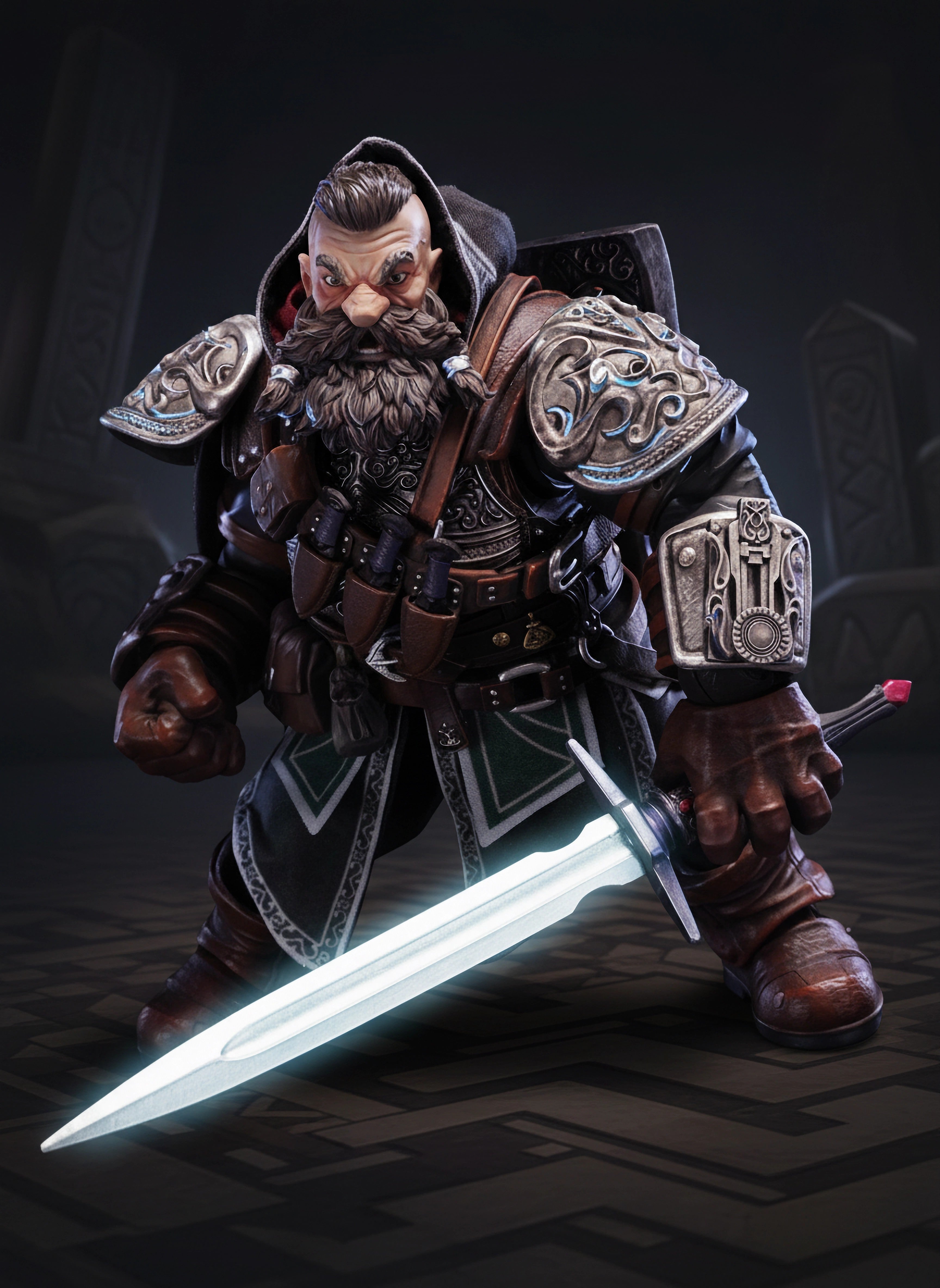Eternal Expedition Dwarf Assassin Verdred Anvil 1/12 Action Figure JAPAN