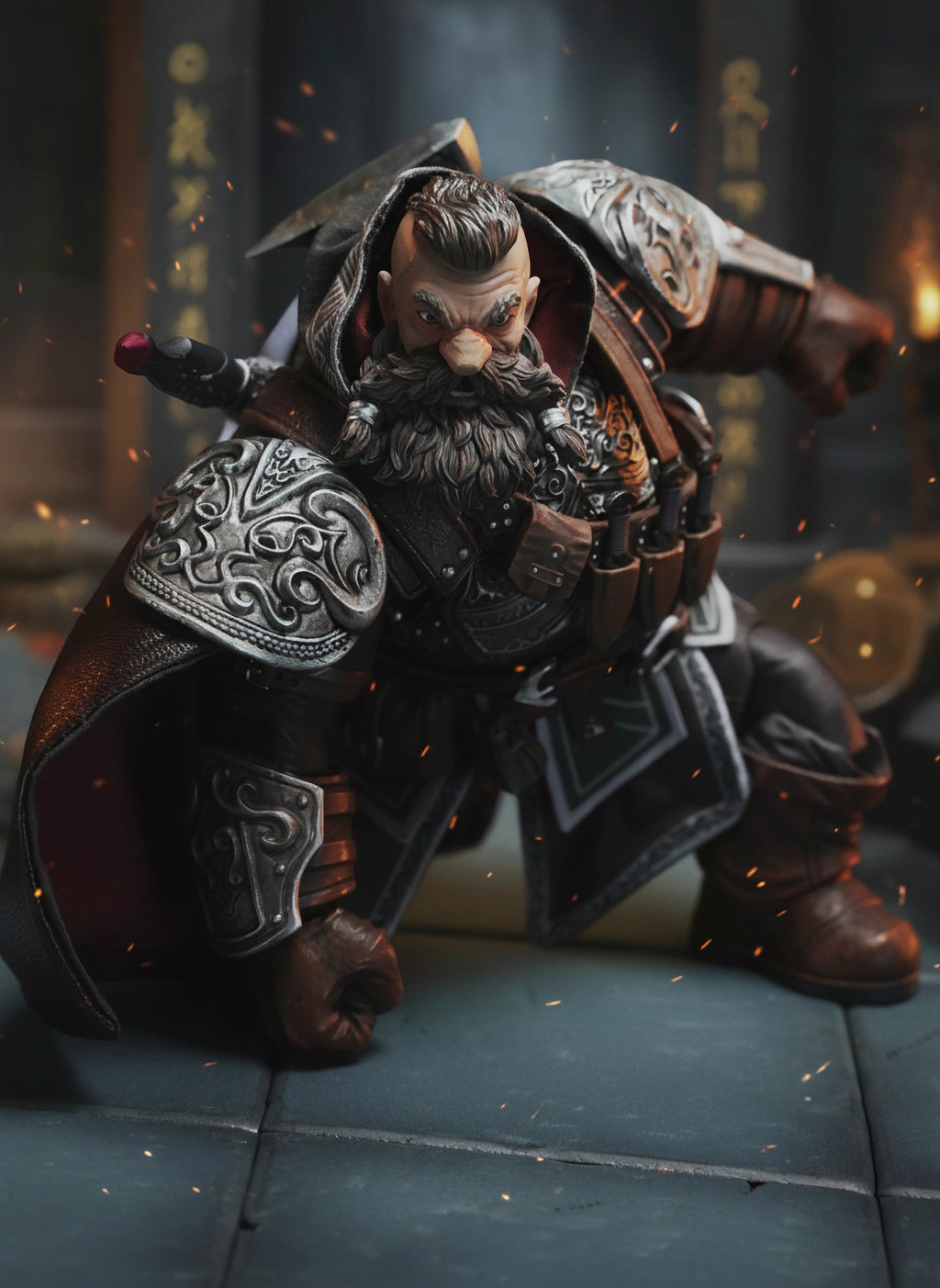 Eternal Expedition Dwarf Assassin Verdred Anvil 1/12 Action Figure JAPAN