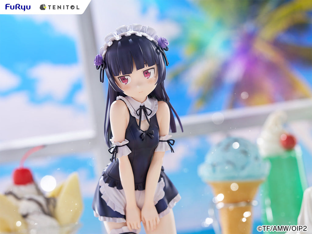 FuRyu TENITOL TALL Oreimo 2 Kuroneko Swimsuit Maid ver. Figure JAPAN