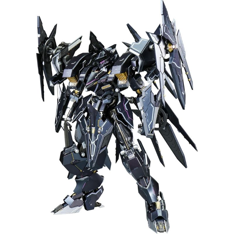 TRON MODEL x Kidou Sentai Iron Saga METALHEART Schwarzritter 1/72 Action Figure