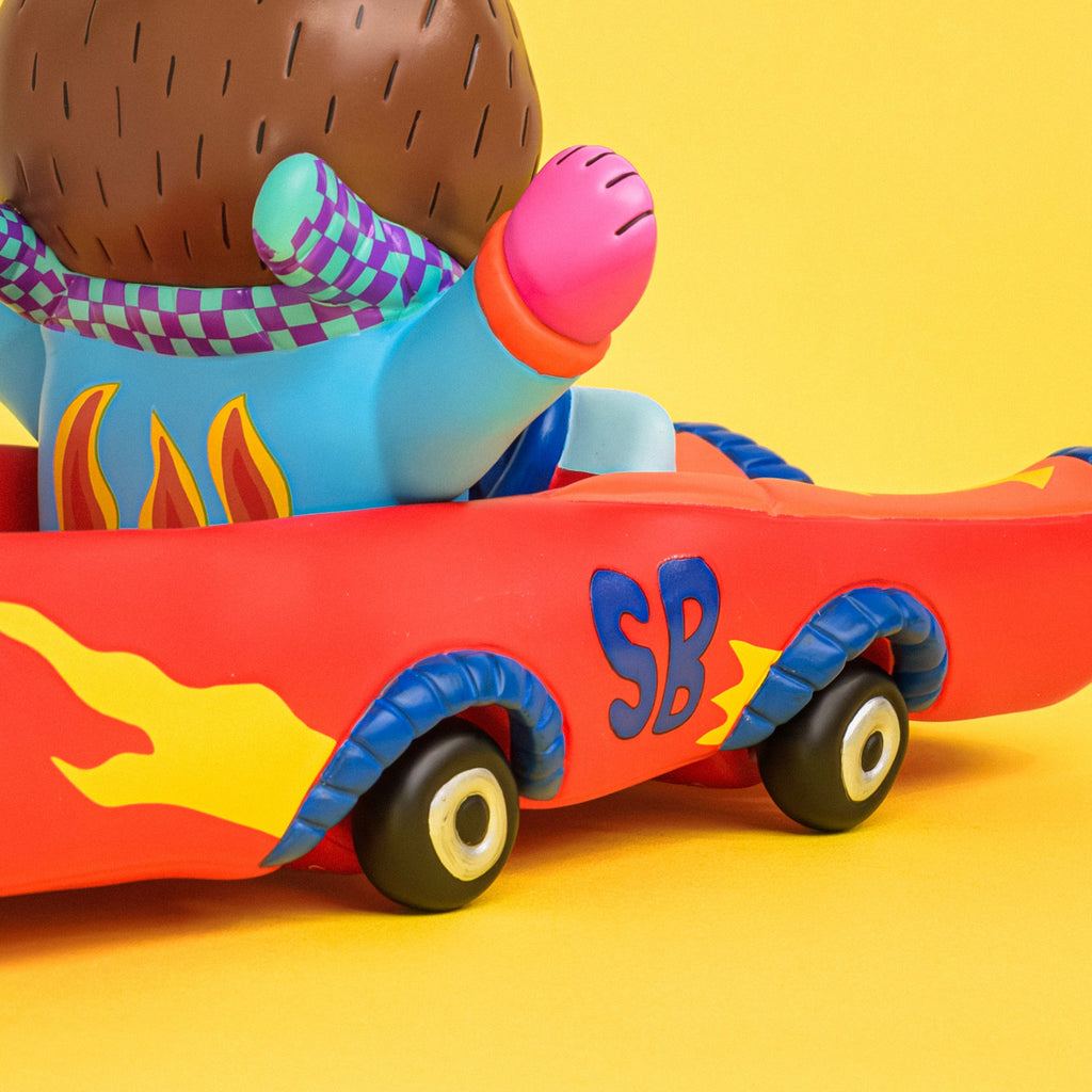 Kenelephant Sunday Bear Red Car Figure JAPAN OFFICIAL