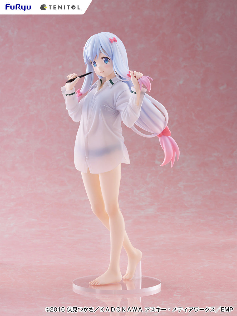FuRyu TENITOL TALL Eromanga Sensei Sagiri Izumi Shirt ver. Figure JAPAN OFFICIAL