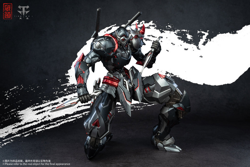 ZEN Of Collectible Shadowfolk- Senmei Black Ghost CD-07B Alloy Action Figure